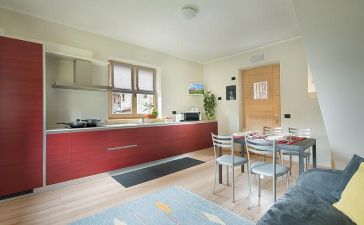 Central Rin Apartments, Livigno, Kitchen